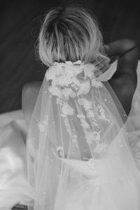 WEEPING CHERRY short wedding veil 4