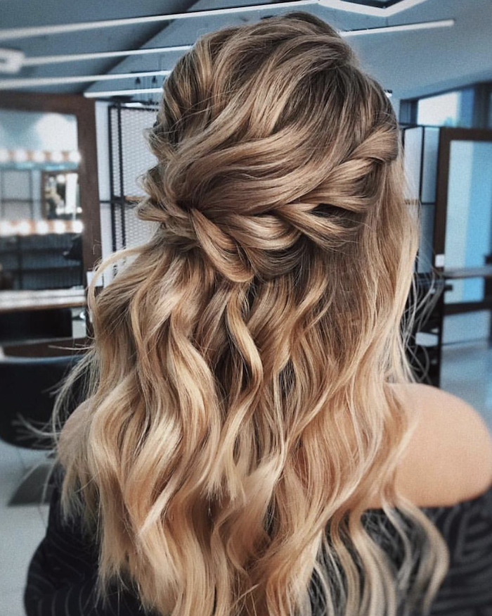 2019 long wedding hair