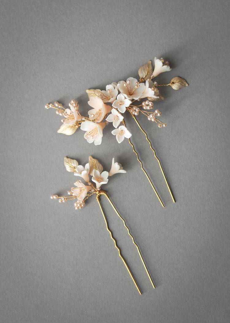 Bespoke for Cameron_Cherry Blossom hair pins for Cameron 1