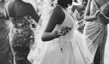 Bride Jemma Wearing Riviera Veil 2