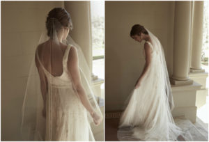 AUDREY veil_for one shoulder wedding dresses