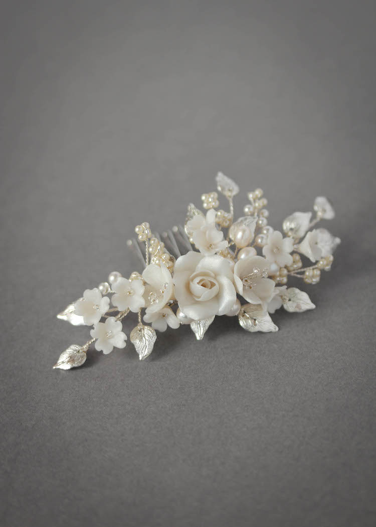 Bespoke for Mariam_wider Primrose bridal hair comb 2