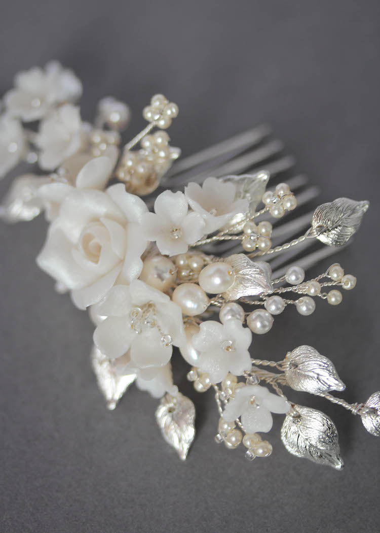 Bespoke for Mariam_wider Primrose bridal hair comb 8