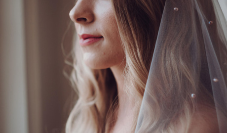 Bride Kate Wearing Rosebury Crown 5