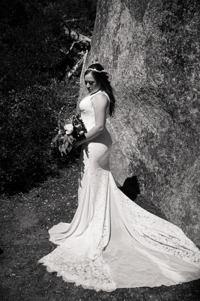 Bride Lauren Wearing Gabriel Crown 8