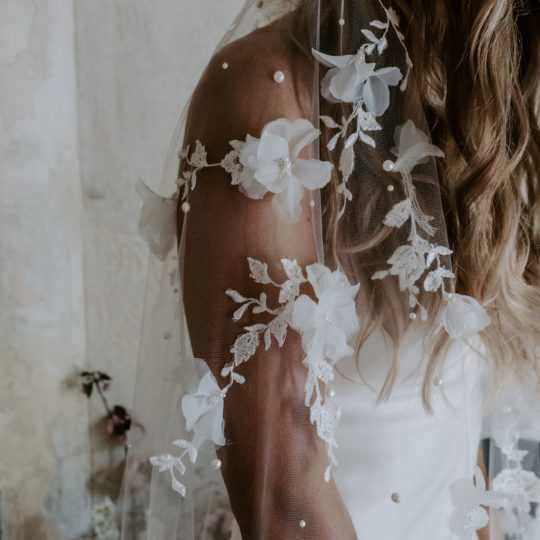 Embellished veils for the modern bride_Riviera veil