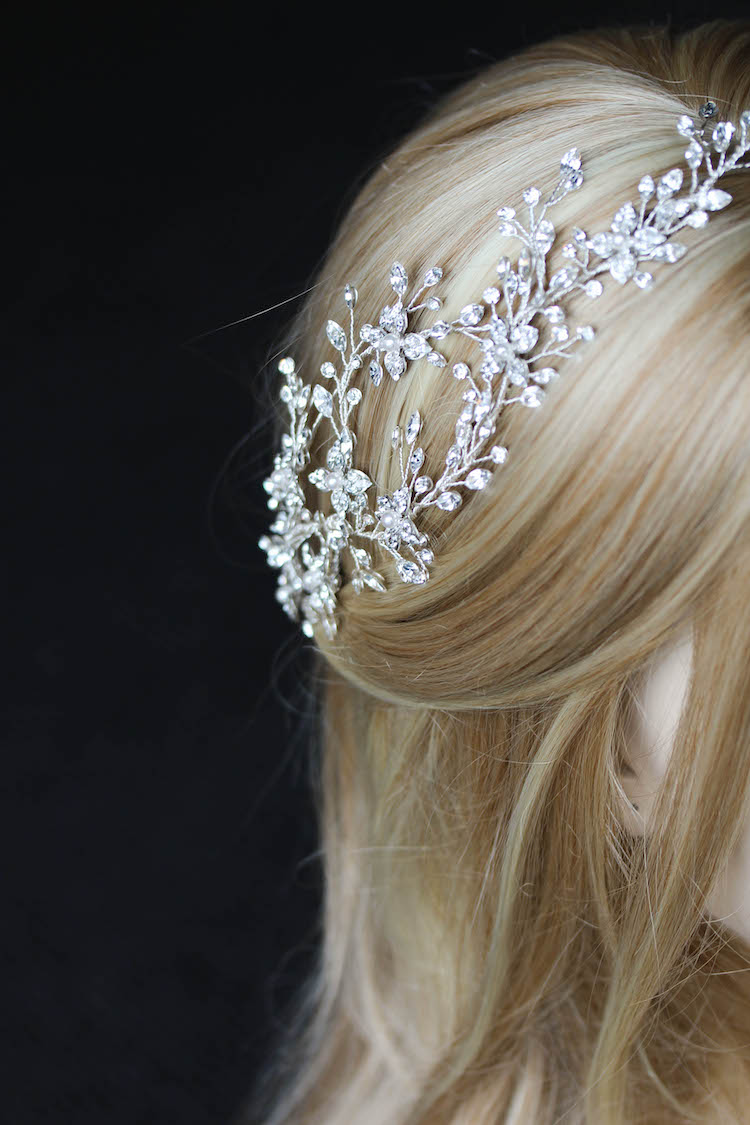 To the Moon and Back_Bespoke for Frances_silver crystal hair piece 12