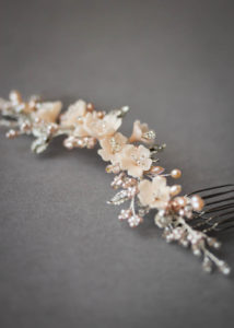 ODE TO DUSK_silver blush floral hair piece 12