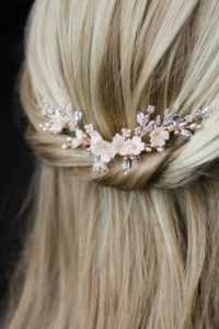 ODE TO DUSK_silver blush floral hair piece 4