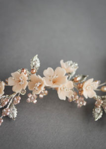 ODE TO DUSK_silver blush floral hair piece 9