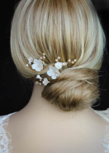 FLORENTINE floral hair pins 2