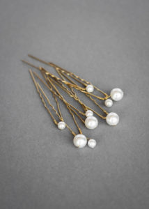 OYSTER pearl hair pins 5