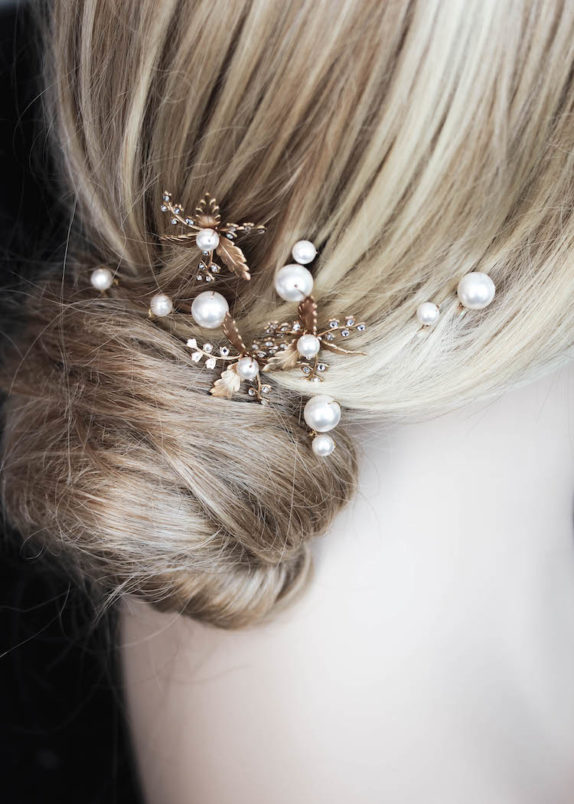 ARDEN pearl bridal hair pins 1