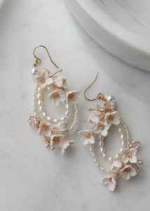 BOHEME teardrop bridal earrings 2