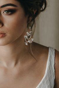 BOHEME teardrop bridal earrings 6
