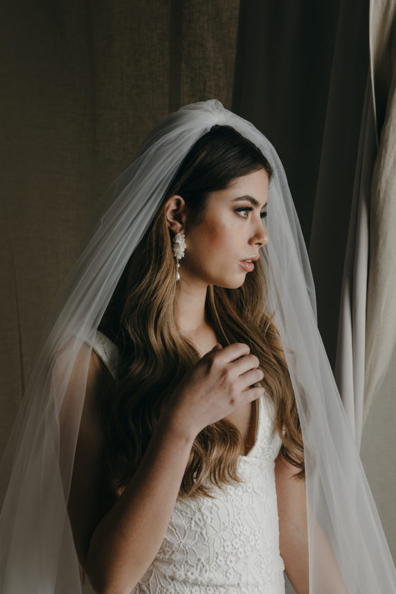 CAMILLE cathedral wedding veil 3