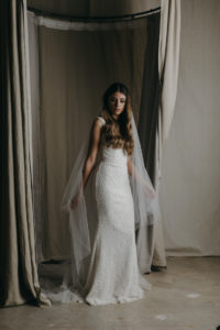 CAMILLE cathedral wedding veil 5