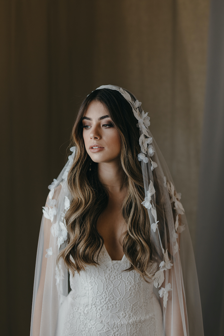 Our Pearl Veil Violet + A Simple Slip Dress