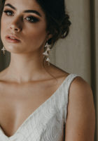 CASCADE floral bridal earrings 1