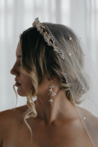 CASCADE floral bridal earrings 11