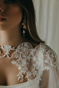 CASCADE floral bridal earrings 5