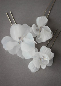 ECHOES floral bridal hair pins 3