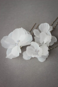 ECHOES floral bridal hair pins 7
