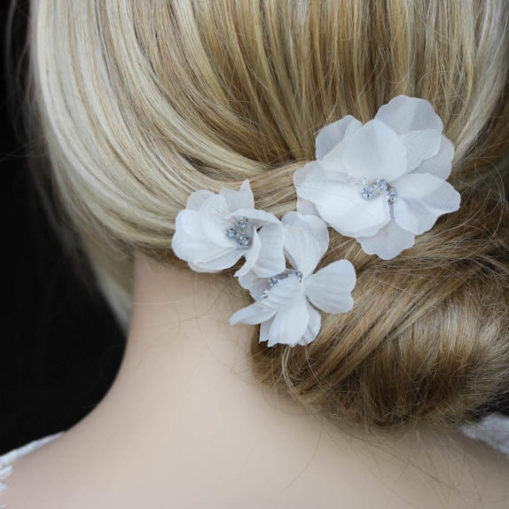ECHOES floral bridal hair pins 9