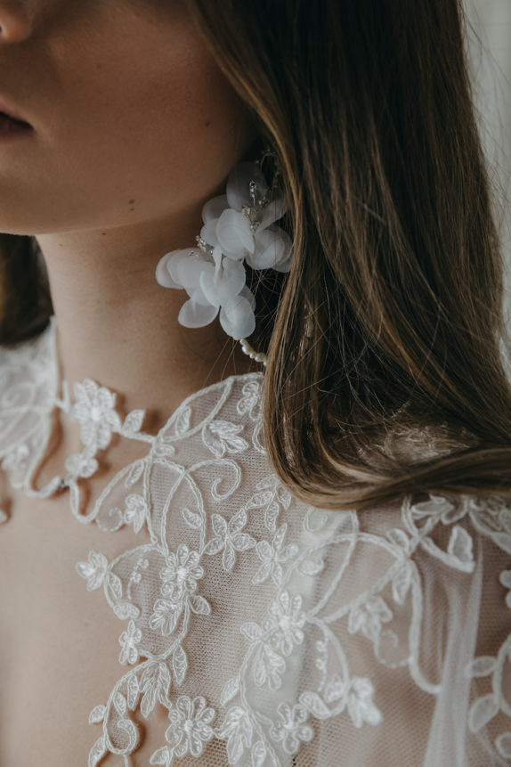 ELISABETTA floral bridal earrings 6