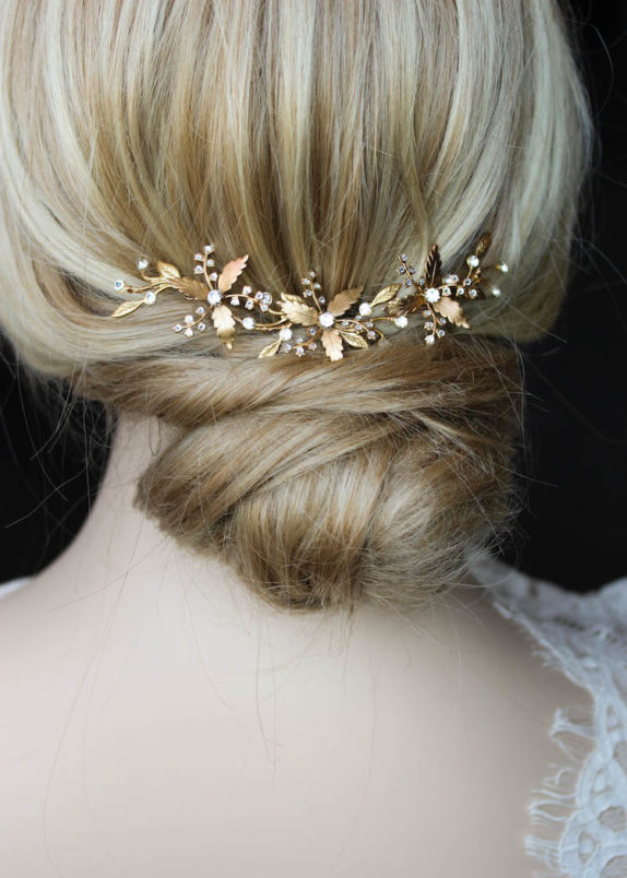 GILDED LILY bridal hair piece 2