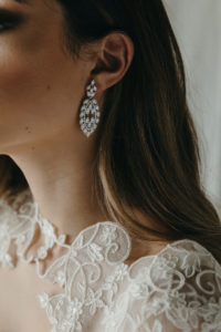 MADRID art deco bridal earrings 1