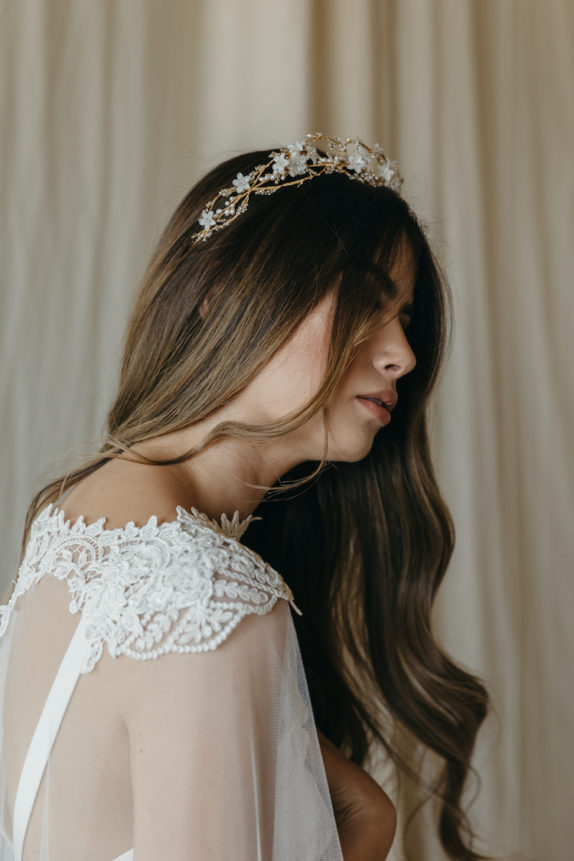 MARINA crystal bridal headband 3