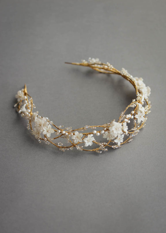 MARINA crystal bridal headband 8