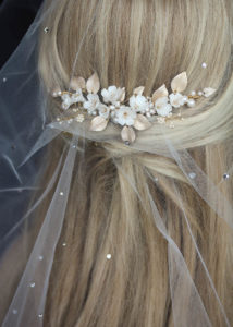 LUCILLE floral bridal headpiece 10