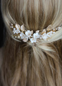 LUCILLE floral bridal headpiece 11