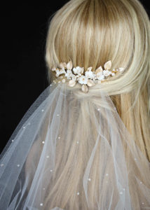 LUCILLE floral bridal headpiece 12