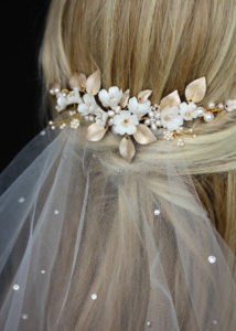 LUCILLE floral bridal headpiece 4