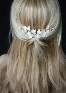 LUCILLE floral bridal headpiece 7