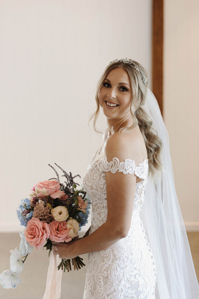 Bride Shaylee Wearing Fleur Crown (10)
