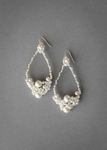 ZOE pearl teardrop earrings 2