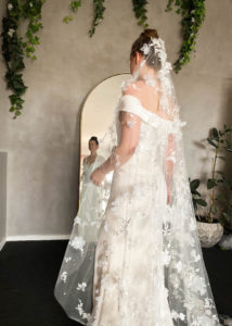 Bespoke for Monica_411cm fully embellished wedding veil 13