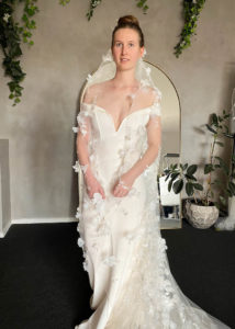 Bespoke for Monica_411cm fully embellished wedding veil 14