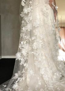 Bespoke for Monica_411cm fully embellished wedding veil 16
