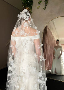 Bespoke for Monica_411cm fully embellished wedding veil 25