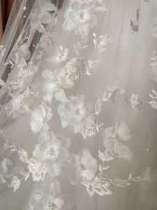 Bespoke for Monica_411cm fully embellished wedding veil 3