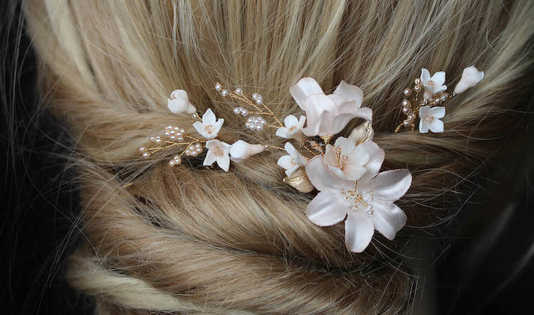 5 exquisite wedding hair pins for the fuss-free bride