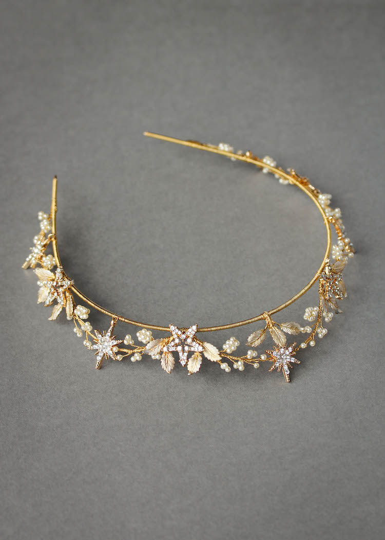11 Celestial inspired wedding accessories_STARRY NIGHT crown 3