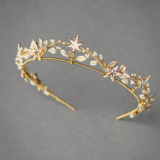 11 Celestial inspired wedding accessories_Starry Night crown 1