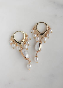 AMALFI bohemian pearl earrings 1