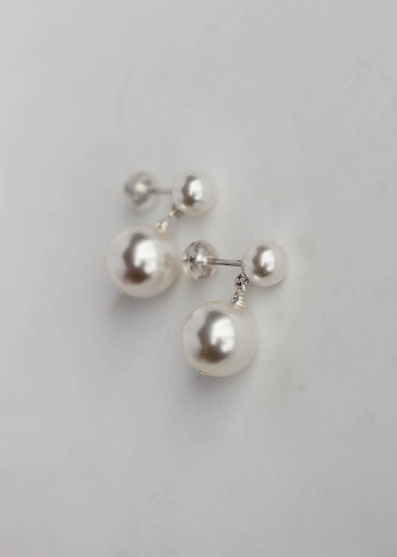 ELLA double pearl earrings 3